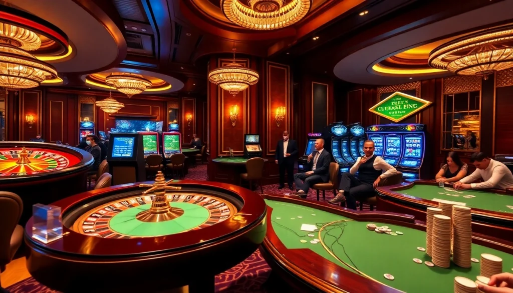Experience the thrill of winning at https://tk888.it.com/ in a luxurious casino setting with vibrant tables and exciting games.
