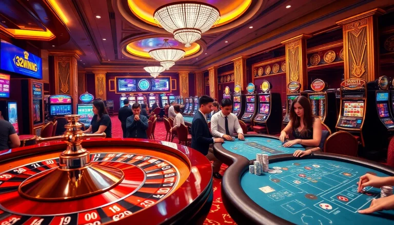 Experience the thrill of high-stakes gaming at https://32win.spot/, featuring vibrant roulette wheels and intense blackjack action.