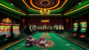 Experience thrilling games at uu88 com with vibrant casino visuals and luxurious settings.