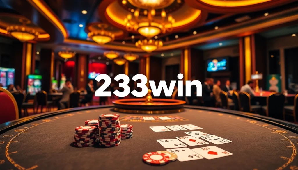 Experience thrilling gameplay at 23win with exciting poker games and a vibrant casino atmosphere.